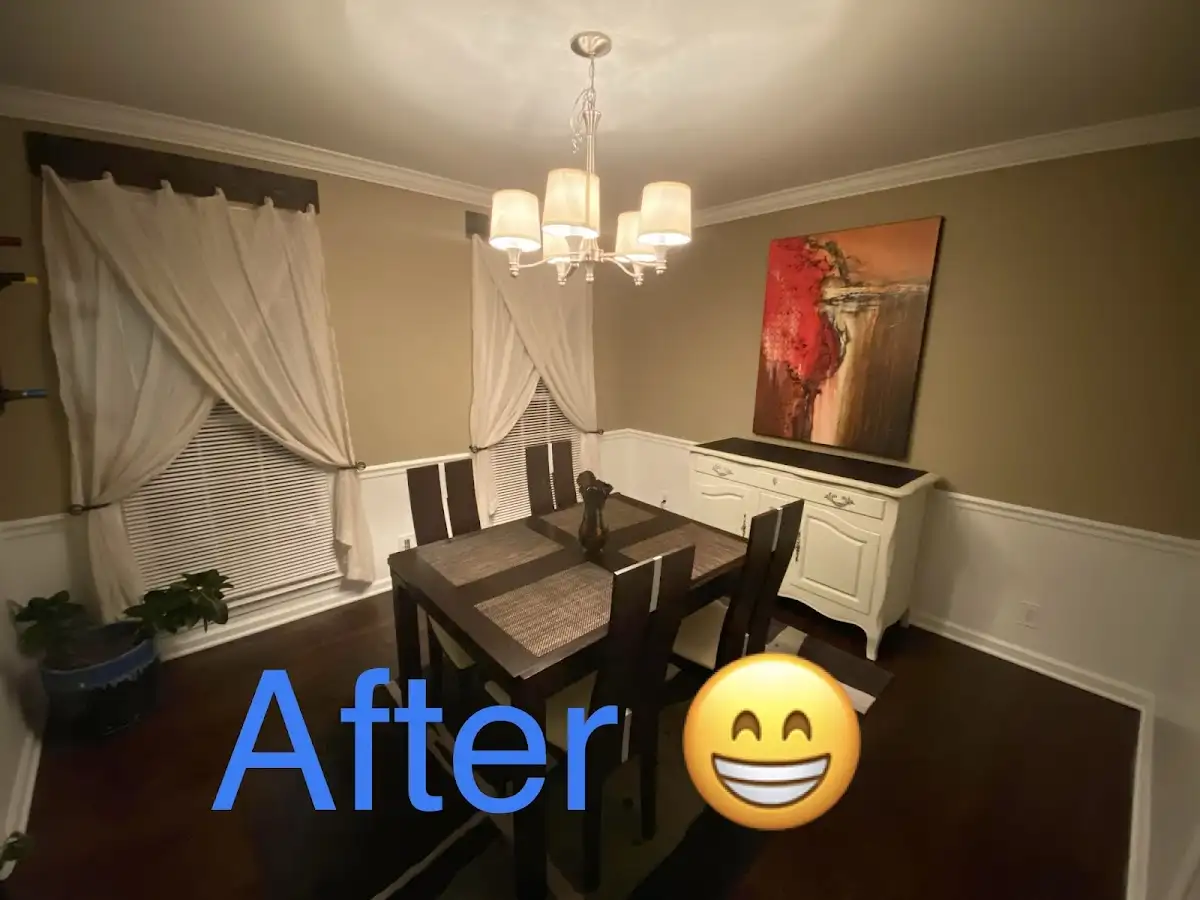 Professional dining room restoration after water damage in Elk River
